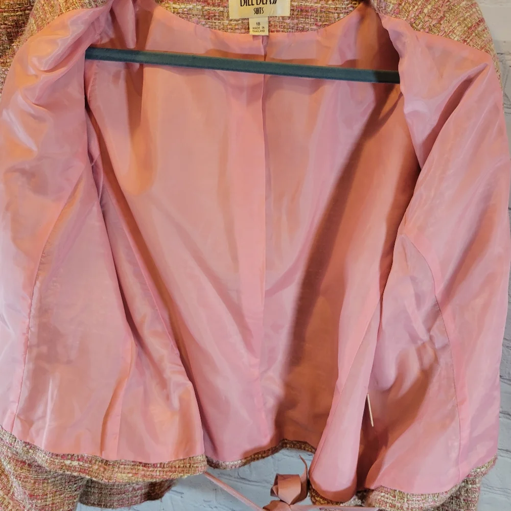 Bill Blass Two Piece Tweed Suit - Picture 5 of 7